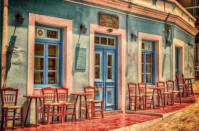 Un bar in Grecia